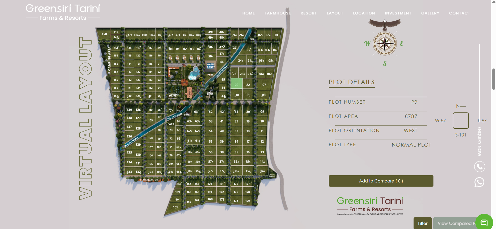 Farm Plots Layout Map